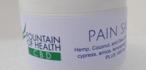 CBD hemp Oil skin and pain salve