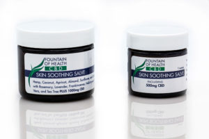 CBD Oil Salve, skin soothing CBD lotion